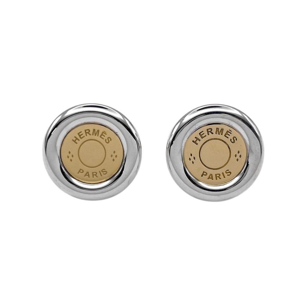 HERMES 18k Silver Earrings